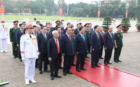 Lãnh đạo Đảng, Nhà nước vào Lăng viếng Chủ tịch Hồ Chí Minh, dâng hương tưởng niệm các Anh hùng liệt sỹ