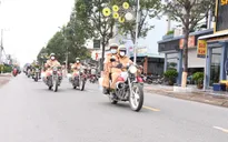 Tiền Giang: Mở cao điểm tuần tra, xử lý nghiêm vi phạm giao thông