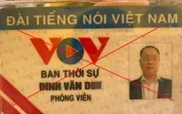 Phát hiện đối tượng giả danh phóng viên xin bỏ qua lỗi vi phạm giao thông