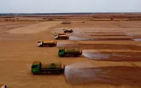 Nhiều giải pháp chống bụi ở sân bay Long Thành