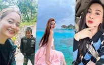 Diễn viên Việt tuần qua: Lan Phương lên Hà Giang từ thiện, Huyền Lizzie đi Maldives