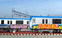 Tàu Metro của Thành phố Hồ Chí Minh lại bị vẽ bậy
