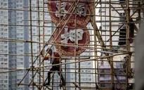 Độc đáo kỹ thuật xây nhà bằng giàn giáo tre tại Hong Kong (Trung Quốc)