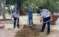 Vùng Cảnh sát biển 3 phát động trồng cây "Đời đời nhớ ơn Bác Hồ"