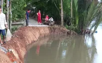 Liên tiếp xảy ra các vụ sạt lở đất ở Hậu Giang