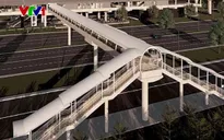 Thành phố Hồ Chí Minh xây cầu bộ hành kết nối Metro số 1