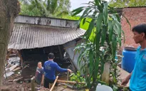 Mưa dông làm thiệt hại 34 căn nhà ở An Giang