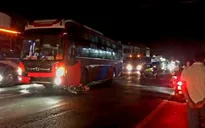 Tiền Giang: Xe giường nằm và xe máy va chạm, 2 người thương vong