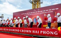 Tòa tháp đôi cao nhất Hải Phòng chính thức cất nóc