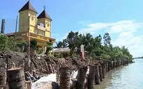 Hậu Giang mất hơn 3.000 m2 đất vì sạt lở