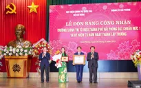 Trường Chính trị Tô Hiệu đón Bằng công nhận đạt chuẩn mức 1