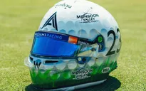 Chiếc mũ bảo hiểm đặc biệt của Alex Albon