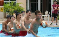ĐT U22 Việt Nam tích cực hồi phục, duy trì thể lực chuẩn bị cho trận đấu với U22 Malaysia