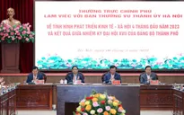 Thường trực Chính phủ làm việc với Ban Thường vụ Thành ủy Hà Nội