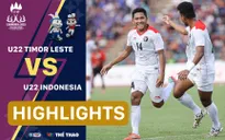 Highlights | U22 Timor Leste 0-3 U22 Indonesia | Bảng A bóng đá nam SEA Games 32