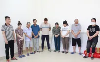 Bắt 10 đối tượng trong đường dây đánh bạc hơn 10 tỷ đồng