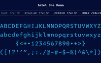 Intel ra mắt phông chữ dành riêng cho lập trình viên
