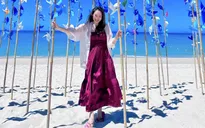 Sao Việt ngày 23/6: Diễn viên Hồng Diễm xinh tươi trước biển, Trấn Thành cảm ơn bà xã