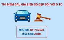 Thí điểm đấu giá biển số xe ô tô từ ngày 1/7: Cách đấu giá ra sao?