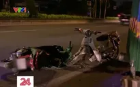 Thi công công trình không rào chắn, liên tục xảy ra tai nạn trên quốc lộ