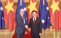 Chủ tịch Quốc hội Vương Đình Huệ hội kiến Thủ tướng Australia Anthony Albanese