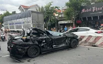 Bình Dương: Tạm giữ tài xế có nồng độ cồn lái xe gây tai nạn