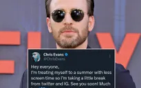"Captain America" Chris Evans từ bỏ mạng xã hội vì "cảm thấy lạc lõng với chính mình"