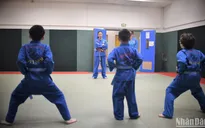 Young female Overseas Vietnamese martial artist promotes practice of Vovinam in France