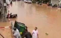 Đà Lạt ngập cục bộ vì mưa lớn