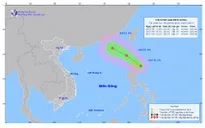 Áp thấp nhiệt đới gần Biển Đông, gió giật cấp 8
