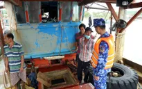 Bắt giữ tàu vận chuyển trái phép dầu DO với số lượng lớn trên vùng biển Tây Nam