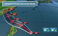 Bão Doksuri có khả năng mạnh lên, biển động dữ dội