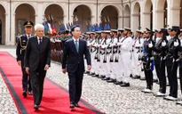 Lễ đón chính thức Chủ tịch nước Võ Văn Thưởng thăm cấp nhà nước tới Italy