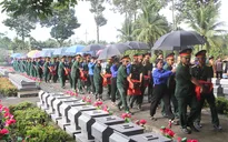 Bến Tre truy điệu, cải táng 121 hài cốt liệt sĩ