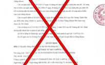 Cảnh báo giả mạo Ủy ban Chứng khoán Nhà nước