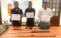 Bắt giữ nhóm đối tượng mang hung khí đi đánh nhau, gây rối tại Thành cổ Sơn Tây