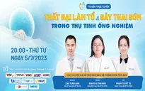 Tư vấn trực tuyến: Thất bại làm tổ & sẩy thai sớm trong thụ tinh ống nghiệm