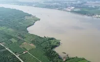 Sạt lở bờ sông Hồng uy hiếp nghĩa trang tại Hưng Yên: Đề nghị dừng khai thác cát lòng sông