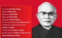 Chủ tịch Tôn Đức Thắng: Người con ưu tú của Tổ quốc, người chiến sĩ cách mạng dân tộc và quốc tế