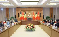 Chủ tịch Quốc hội Vương Đình Huệ hội đàm với Chủ tịch Thượng viện Bỉ Stéphanie D'Hose