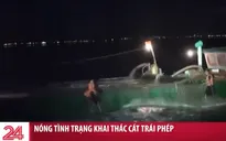 Nóng tình trạng khai thác cát trái phép ở TP Hồ Chí Minh