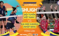 Highlights | ĐT Việt Nam 1 vs Đại học Kansai (Nhật Bản) | Bán kết VTV Cup Ferroli 2023