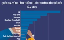Thu hút FDI của Việt Nam nhảy vọt gần 100 bậc trên thế giới