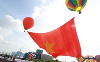 TP Hồ Chí Minh: Thả khinh khí cầu chào mừng Lễ Quốc khánh 2/9