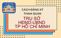 Lưu ý khi tham quan trụ sở HĐND - UBND TP Hồ Chí Minh từ ngày 2/9/2023