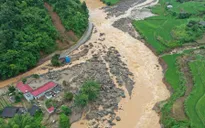 Mù Cang Chải tan hoang sau trận lũ lớn