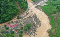 Toàn huyện Mù Cang Chải mất điện sau lũ