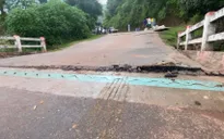 Điện Biên: Tạm dừng lưu thông xe qua cầu Nậm Nhé II, quốc lộ 4H