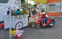Xe cà phê “vừa có hoa, vừa có niềm vui” ở thành phố Hồ Chí Minh
