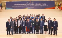 Hội nghị Nghị sĩ trẻ toàn cầu: Chủ tịch Quốc hội Vương Đình Huệ gặp mặt thanh niên Việt Nam tiêu biểu